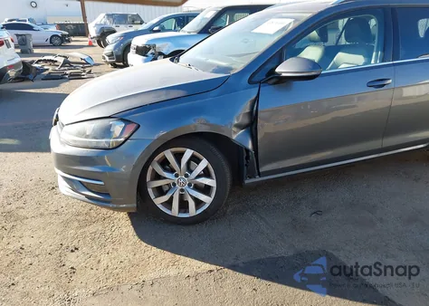 2018 Volkswagen Golf Sportwagen Tsi Sel from USA, damaged, VIN 3VWL17AU4JM760125